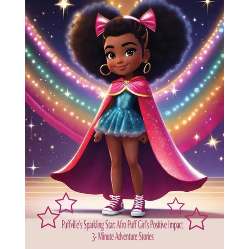 Puffville's Sparkling Star: Afro Puff Girl's Positive Impact 3-Minute Adventure Stories: Afro Puff Girl's Positive Impact