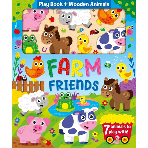 Farm Friends Wooden Animals Activity Book