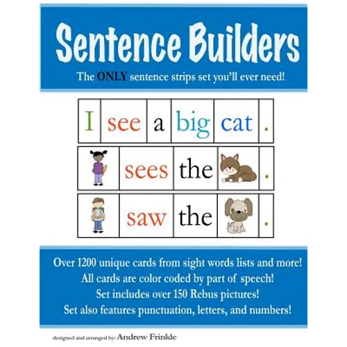 Sentence Builders: The ONLY Sentence Strips Set You'll Ever Need