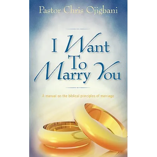 I Want To Marry You