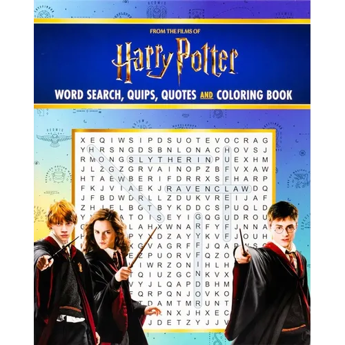 Harry Potter Word Search, Quips, Quotes, and Coloring Book