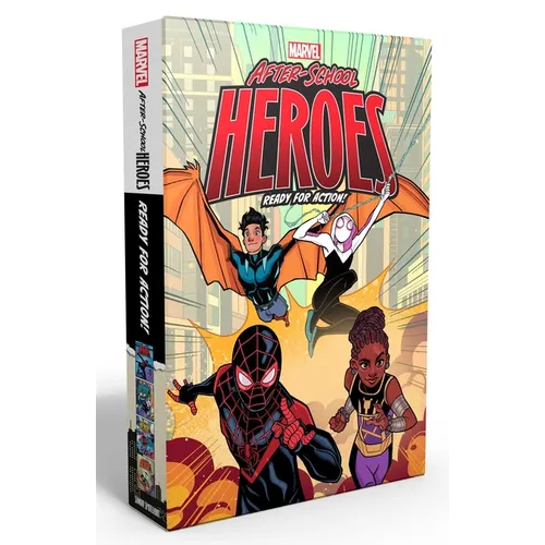 Marvel After-School Heroes Ready for Action! (Boxed Set): Miles Morales Untangles a Web; Ghost-Spider's Unbreakable Mission; Shuri Takes Control; Rept