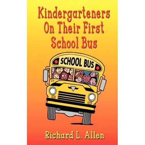 Kindergarteners On Their First School Bus
