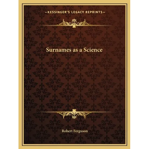 Surnames as a Science