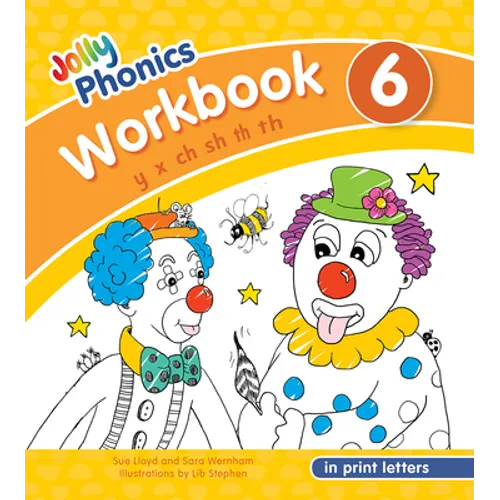 Jolly Phonics Workbook 6: In Print Letters (American English Edition)
