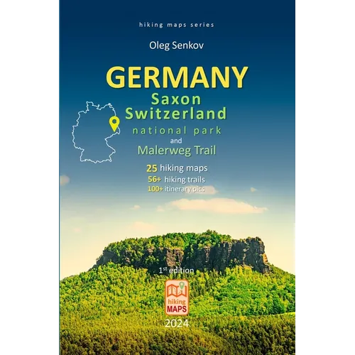 GERMANY, Saxony Switzerland National Park and Malerweg Trail, hiking maps