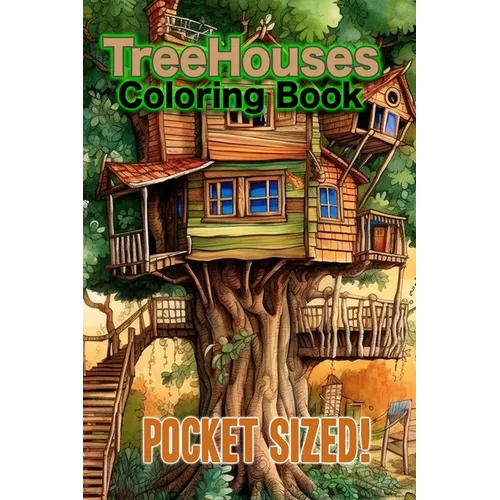 TreeHouses Coloring Book: Pocket-Sized Edition