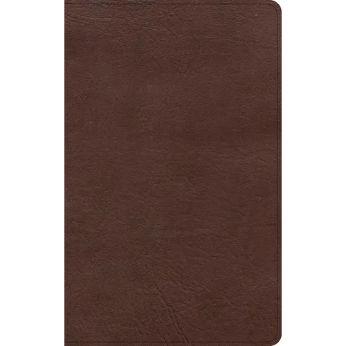KJV Single-Column Personal Size Bible, Brown Leathertouch