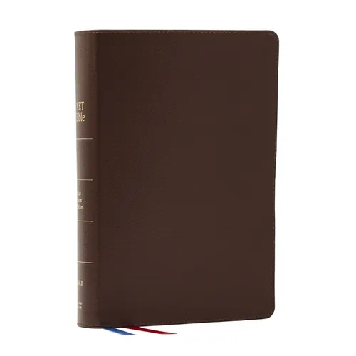Net Bible, Full Notes Edition (Net, Brown Genuine Leather, Comfort Print, Thumb Indexed): Holy Bible