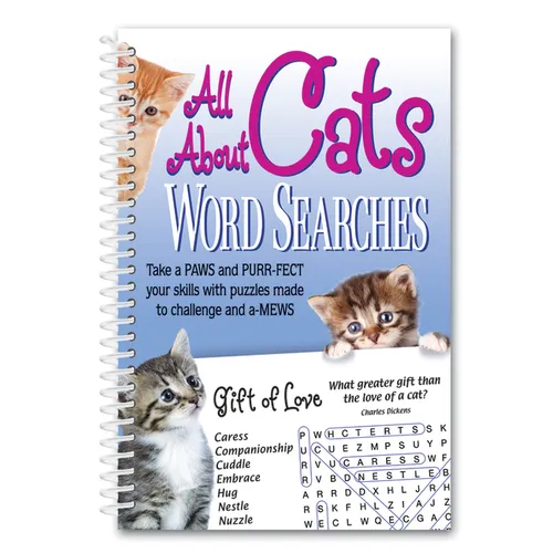 All about Cats Word Searches