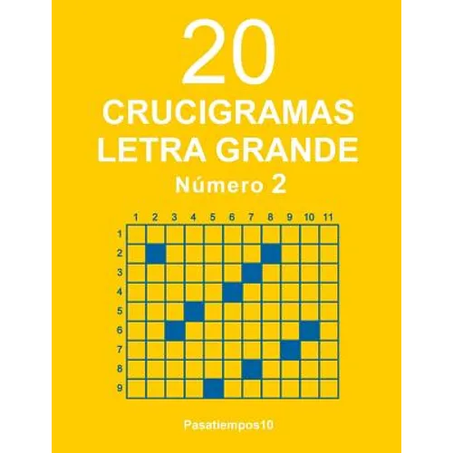 20 Crucigramas Letra Grande - N. 2