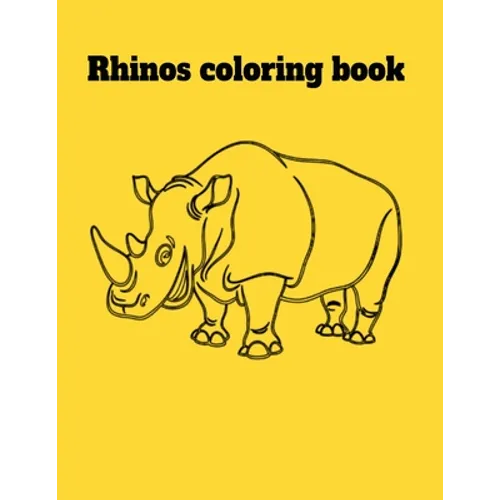 Rhinos coloring book