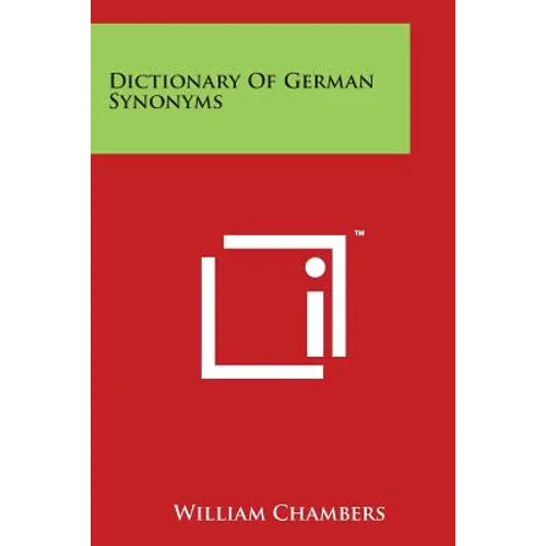 Dictionary of German Synonyms