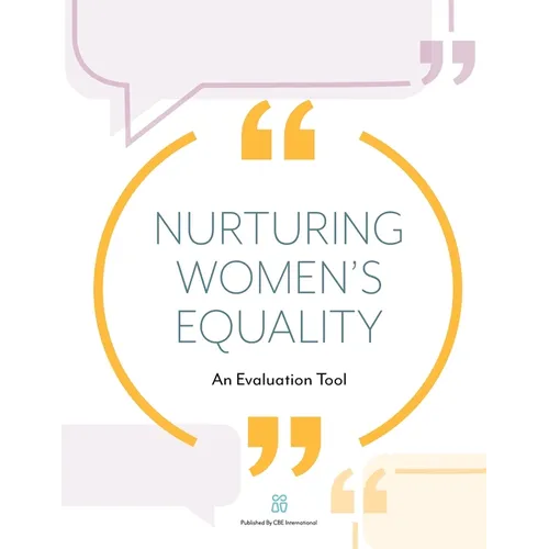 Nurturing Women's Equality: A Church Evaluation Tool