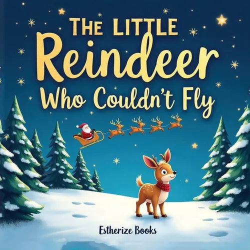 The Little Reindeer Who Couldn't Fly: A Heartwarming Christmas Story About Courage, Teamwork, and Believing in Yourself. 36 pages picture story book f