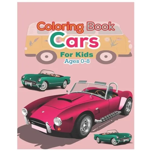 Coloring book Cars for kids Ages 0-8