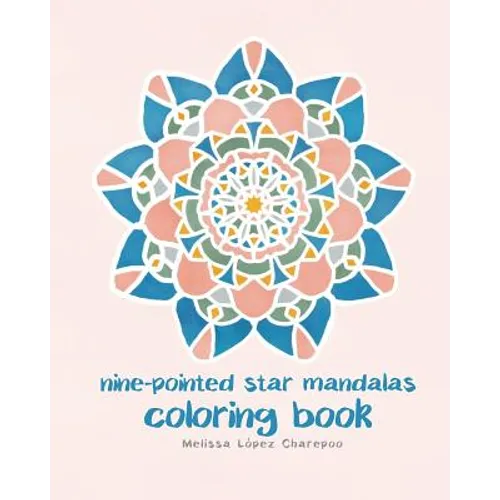 Nine-pointed Star Mandalas, Coloring Book