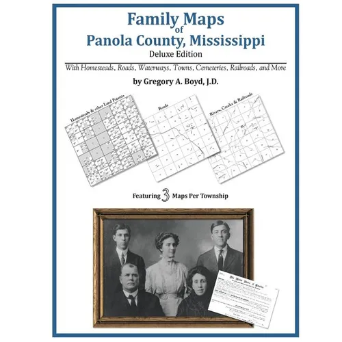 Family Maps of Panola County, Mississippi