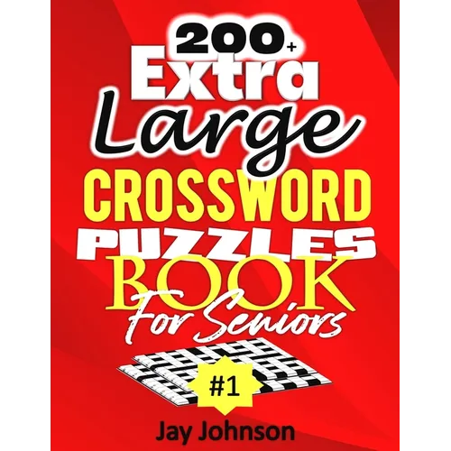 200+ Extra Large Crossword Puzzle Book For Seniors