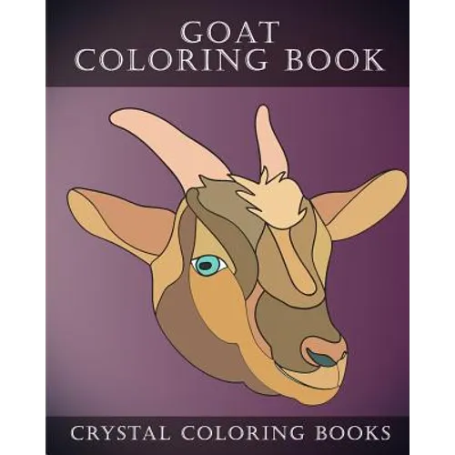 Goat Coloring Book: 30 Simple Goat Face Line Drawing Coloring Pages