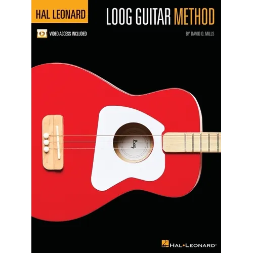 Hal Leonard Loog Guitar Method David D. Mills Guitar Educational Sheet Music Songbook Learn 3-String Guitar Basics with Video Demonstrations Beginner-