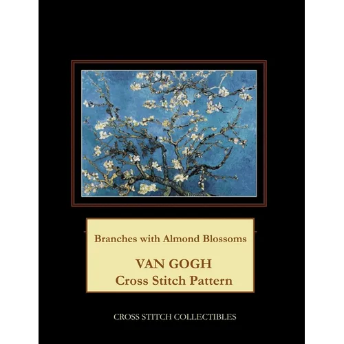 Branches with Almond Blossoms: Van Gogh Cross Stitch Pattern
