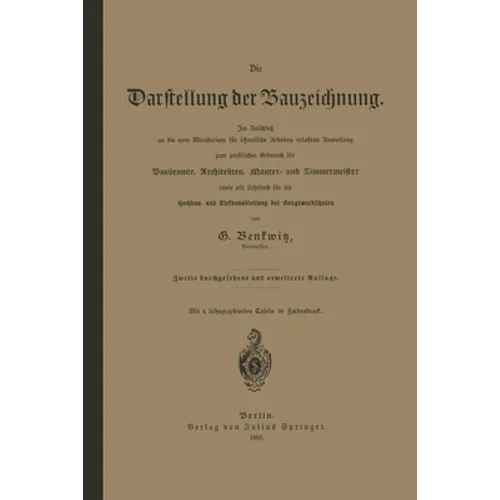 Die Darstellung der Bauzeichnung