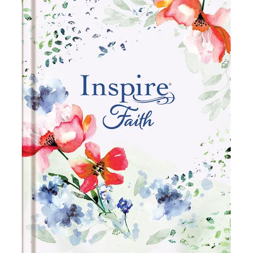 Inspire Faith Bible Large Print Nlt, Filament Enabled (Hardcover, Wildflower Meadow): The Bible for Coloring & Creative Journaling