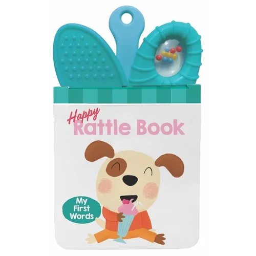 Happy Rattle Book - My First Words