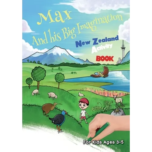 Max and his Big Imagination - New Zealand Activity Book - Paperback