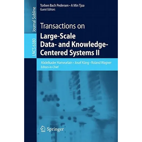Transactions on Large-Scale Data- And Knowledge-Centered Systems II
