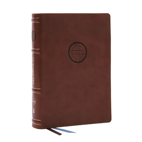 Life in Christ Bible: Discovering, Believing, and Rejoicing in Who God Says You Are (Nkjv, Brown Leathersoft, Red Letter, Comfort Print)