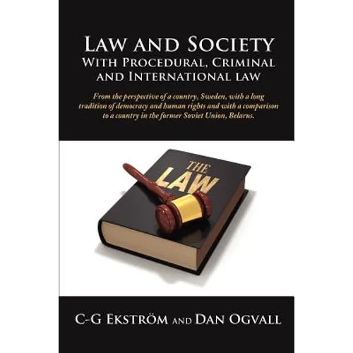 Law and Society With Procedural, Criminal and International Law