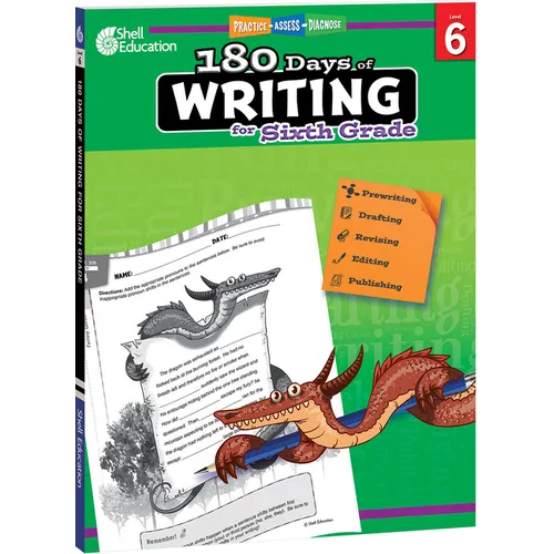 180 Days(tm) Writing for Sixth Grade: Practice, Assess, Diagnose
