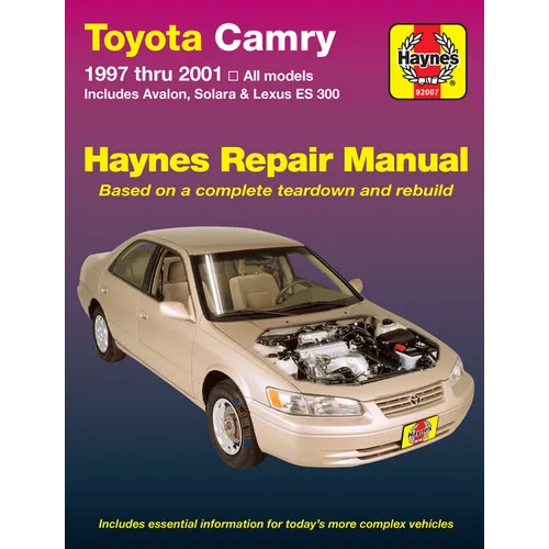 Toyota Camry, Avalon, Solara & Lexus Es 300 1997-01