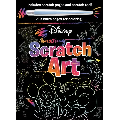 Disney - Amazing Scratch Art: With Scratch Tool and Coloring Pages