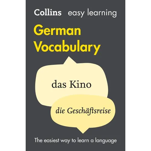 Easy Learning German Vocabulary: Trusted support for learning