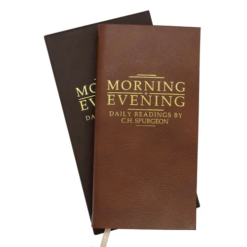 Morning and Evening Tan Leather: Daily Readings by C. H. Spurgeon
