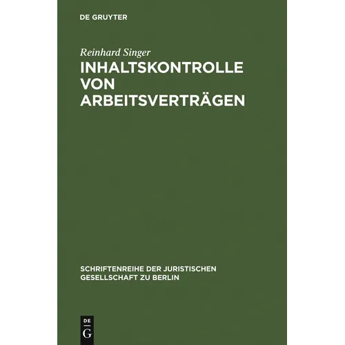 Inhaltskontrolle von Arbeitsverträgen