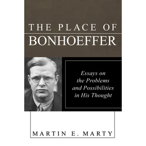 The Place of Bonhoeffer