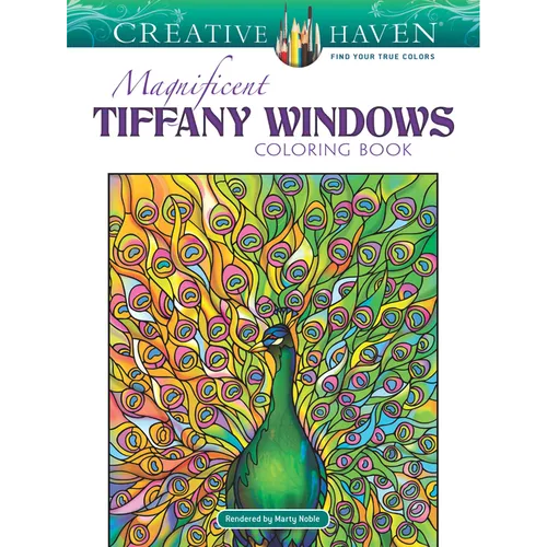 Creative Haven Magnificent Tiffany Windows Coloring Book