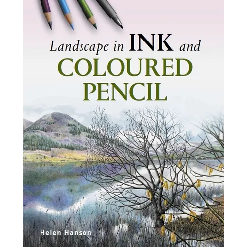 Landscape in Ink and Coloured Pencil