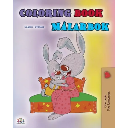Coloring book #1 (English Swedish Bilingual edition): Language learning colouring and activity book