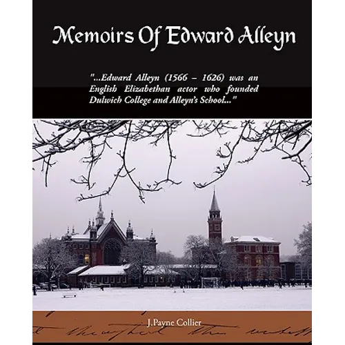 Memoirs Of Edward Alleyn