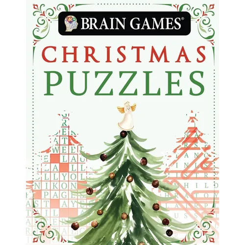 Brain Games Mini - Christmas Puzzles (Stocking Stuffer - Christmas Tree Cover): Volume 1