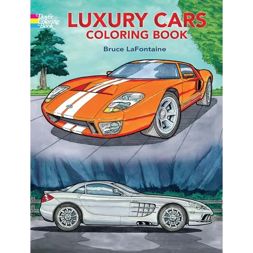 Luxury Cars Coloring Book