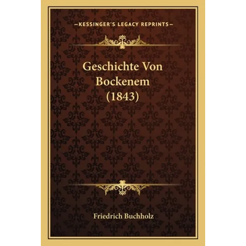 Geschichte Von Bockenem (1843)