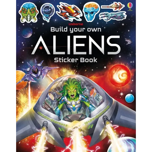 Build Your Own Aliens Sticker Book