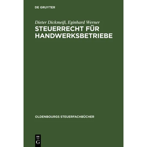 Steuerrecht für Handwerksbetriebe