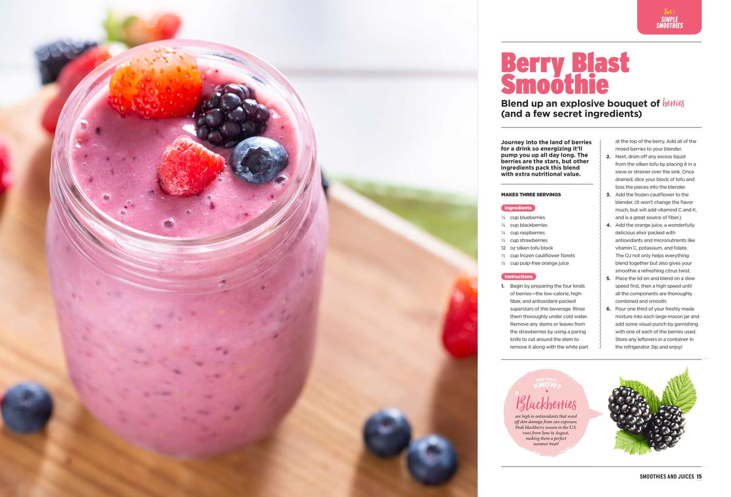 Smoothies & Juices - Green Detox, Immune Boosting, Fiber, Protein, Pre & Post Workout, Freeze Your Greens, Juicing On A Budget, Juice Cleanse, Kid-Friendly Sips, Healthy Treats, Well-Balanced & More!